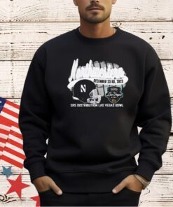 Northwestern Wildcats 2023 Football Srs Distribution Las Vegas Bowl Bound T-shirt