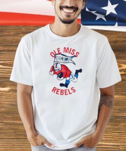 Ole Miss Rebels game day retro player T-shirt