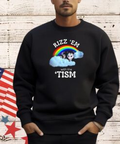 Opossum rizz ’em with the ’tism T-shirt