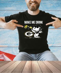 Packers Snoopy Make Me Drink T-shirt