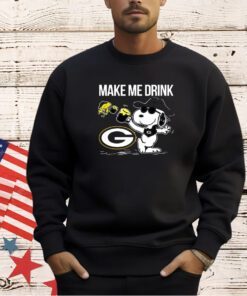 Packers Snoopy Make Me Drink T-shirt