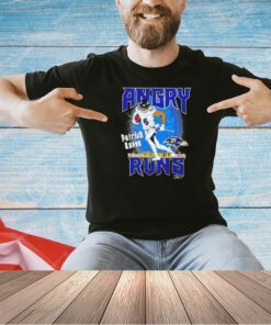Patrick Queen Baltimore Ravens angry runs vintage T-shirt