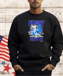 Patrick Queen Baltimore Ravens angry runs vintage T-shirt