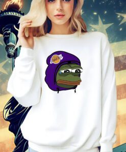 Pepe Frog Los Angeles Lakers sad T-shirt