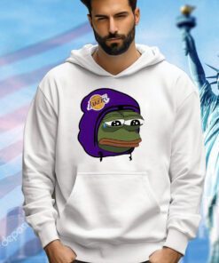Pepe Frog Los Angeles Lakers sad T-shirt