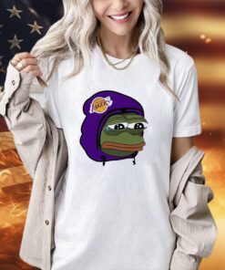Pepe Frog Los Angeles Lakers sad T-shirt