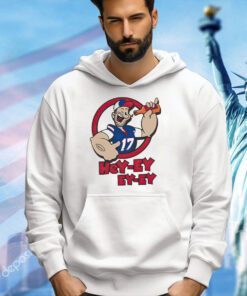 Popeye hey ey ey ey Buffalo Bills Josh Allen T-shirt