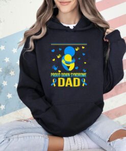 Proud down syndrome dad T-shirt