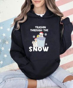 Raccoon trashin through the snow shirt