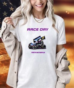 Race Day Perth Motorplex Monte Farms T-shirt