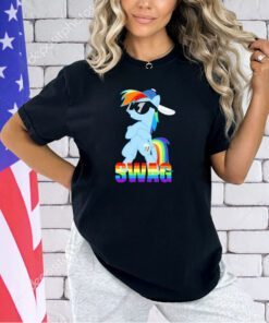 Rainbow dash has all the swag T-shirt