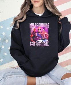 Ronnie Coleman my pronouns fat phobic vintage T-shirt