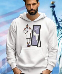 Russell Westbrook Los Angeles Lakers mirror goat T-shirt
