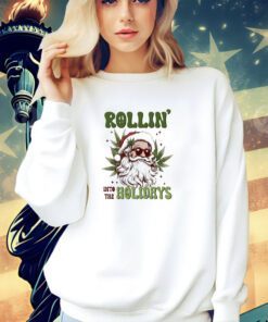 Santa Claus rollin’ into the holidays Christmas shirt