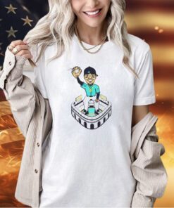 Seattle Mariners Cloth and Cardboard Ken Griffey Jr Crazy Range T-shirt