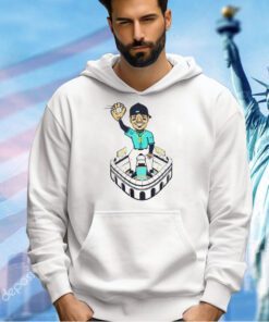 Seattle Mariners Cloth and Cardboard Ken Griffey Jr Crazy Range T-shirt