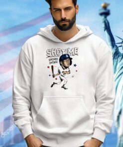 Shohei Ohtani Los Angeles Dodgers homage cartoon signature T-shirt