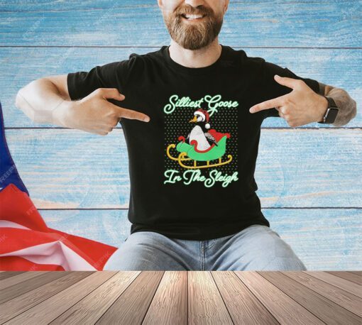 Silliest goose in the sleigh Christmas shirt