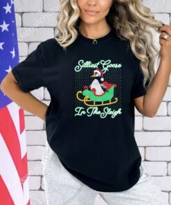 Silliest goose in the sleigh Christmas shirt