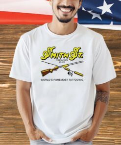 Smith St rod gun club world’s foremost tattooing T-shirt