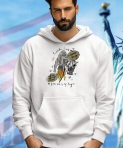 Snoopy I wish I was on a space ship and an impossible view just me and my dog T-shirt