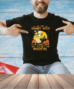 Snoopy I’m the grammy witch it’s like a normal grandma but more magical Halloween T-shirt