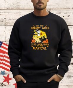 Snoopy I’m the grammy witch it’s like a normal grandma but more magical Halloween T-shirt