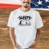 Snoopy Peanuts sleepy light wash T-shirt