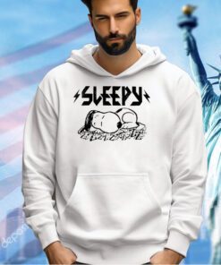 Snoopy Peanuts sleepy light wash T-shirt