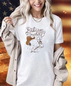 Snoopy ride ’em Cowboys T-shirt