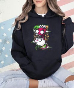 Tacos and Unicorns X Deadpool and Gir T-shirt