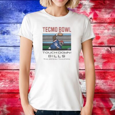 Tecmo Bowl Touch Down Bills Thurman Thomas T-Shirt
