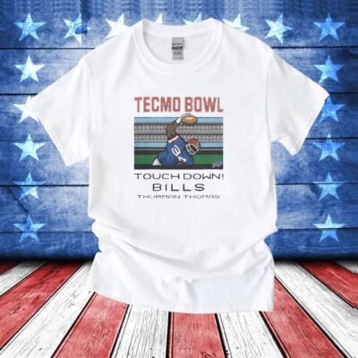 Tecmo Bowl Touch Down Bills Thurman Thomas T-Shirts
