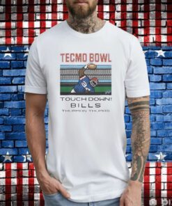 Tecmo Bowl Touch Down Bills Thurman Thomas Tee Shirt