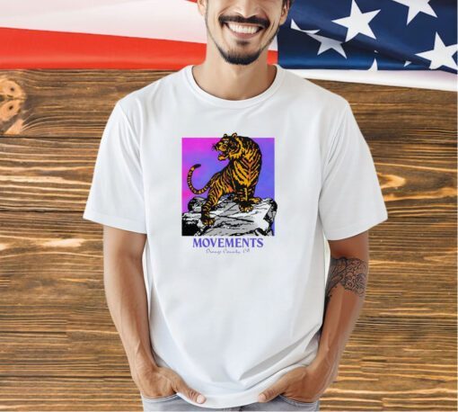 Tiger movement orange county CA T-shirt