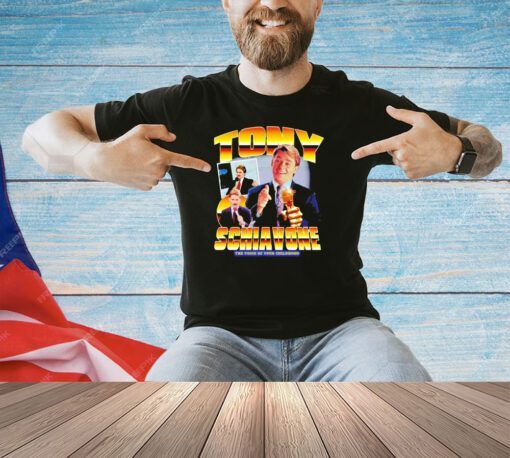 Tony Schiavone the voice of your childhood vintage T-shirt