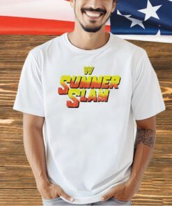 WWE Summerslam retro logo T-shirt