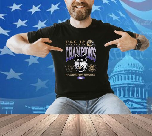 Washington Huskies 2023 Pac-12 Champions Shirt