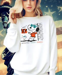 Woodstock Snoopy Bengals T-shirt
