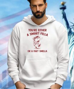 You’re either a Smart Fella or a Fart Smella bouledogue meme funny T-shirt