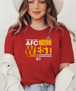 Kansas City Chiefs Fanatics Branded 2023 Afc West Division Champions Conquer T-Shirt