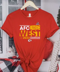 Kansas City Chiefs Fanatics Branded 2023 Afc West Division Champions Conquer T-Shirt