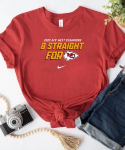 Kansas City Chiefs Afc West Division Champions 8 Straight For Shirt