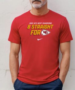 Kansas City Chiefs Afc West Division Champions 8 Straight For Shirt