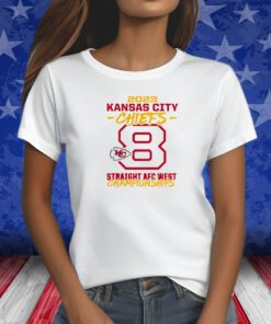 Kansas City Chiefs Eight-Time Afc West Division Champions Shirts