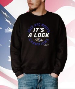 Baltimore Ravens 2023 AFC North Division Champions Tee Shirts