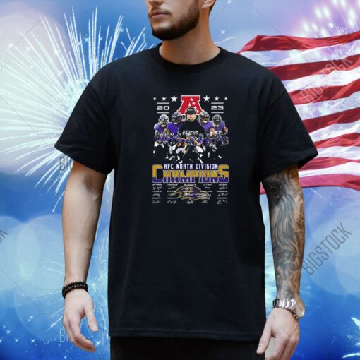 Baltimore Ravens 2023 Afc North Division Champions Shirt