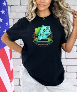 Bulbasaur Pokemon gamer T-shirt