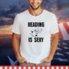 Cat reading is sexy shirt
