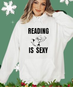 Cat reading is sexy shirt